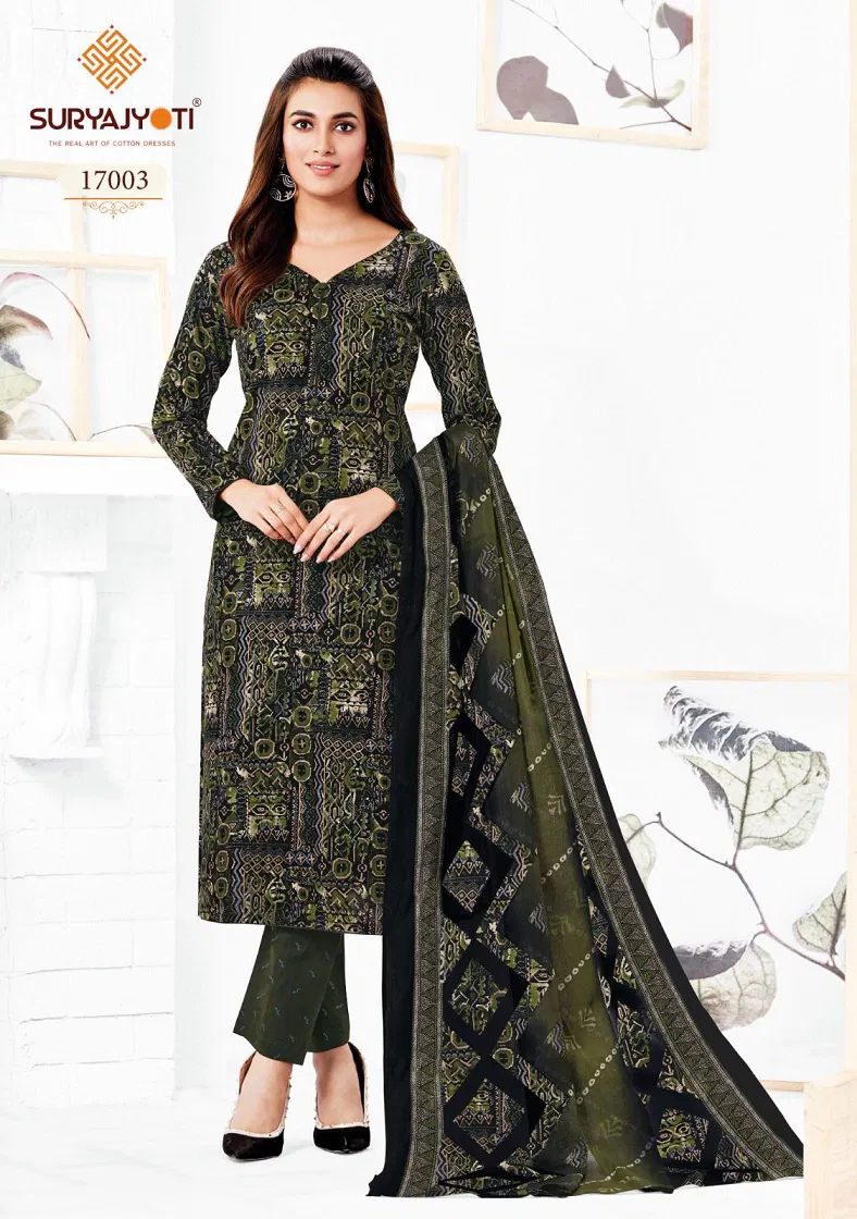Zion Cotton Vol 17 By Suryajyoti Cotton Printed Readymade Dress Wholesale Shop In Surat
